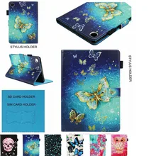 Окрашенный кожаный чехол для Huawei Mediapad M5 8 4 дюйма книжка с