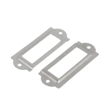 20 шт офисный ярлык ящика бирка имя держателя карты Серебряный тон