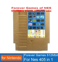 PARA SEMPRE DE JOGOS NES 405 em 1 Cartucho de Jogo para Nintend para NES Console, 72 pinos cartucho de jogo
