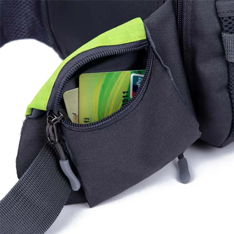 Man Women Outdoor Waterproof Sports Bag Running Pocket Belt Waist Bag Gym Bag for Running Fitness Cycling Crossbody bag #3j#F (1)