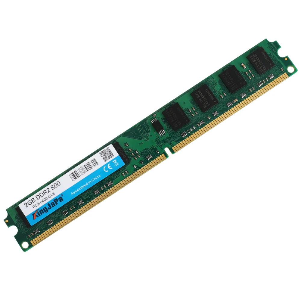 Kingjapa DDR2 2GB Ram 800MHz PC2-6400 Desktop PC DIMM Memory RAM For AMD System High Compatible 240 pins 667MHz New