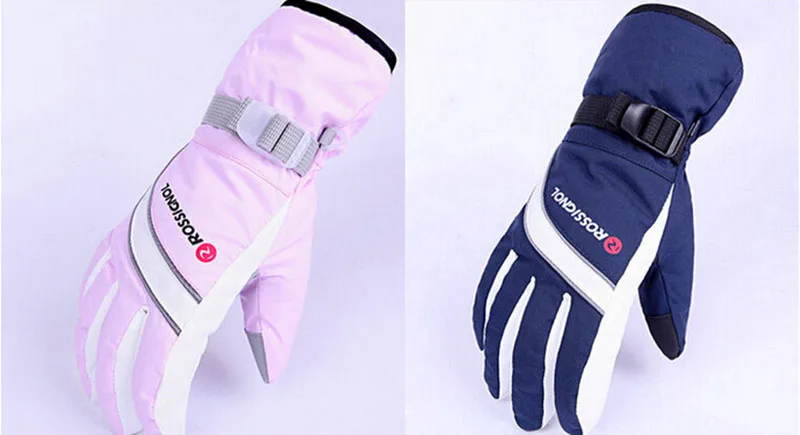 winter warm sking gloves detail 4