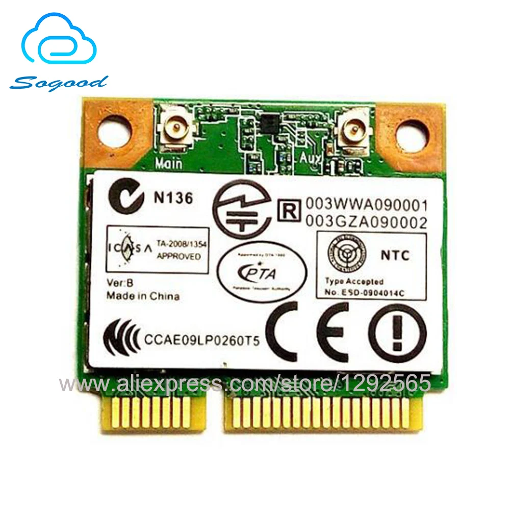 MT7630E Беспроводная + bluetooth 4 0 802.11b/G/N 2 4G 300 Мбит/с мини PCIE беспроводная сетевая карта