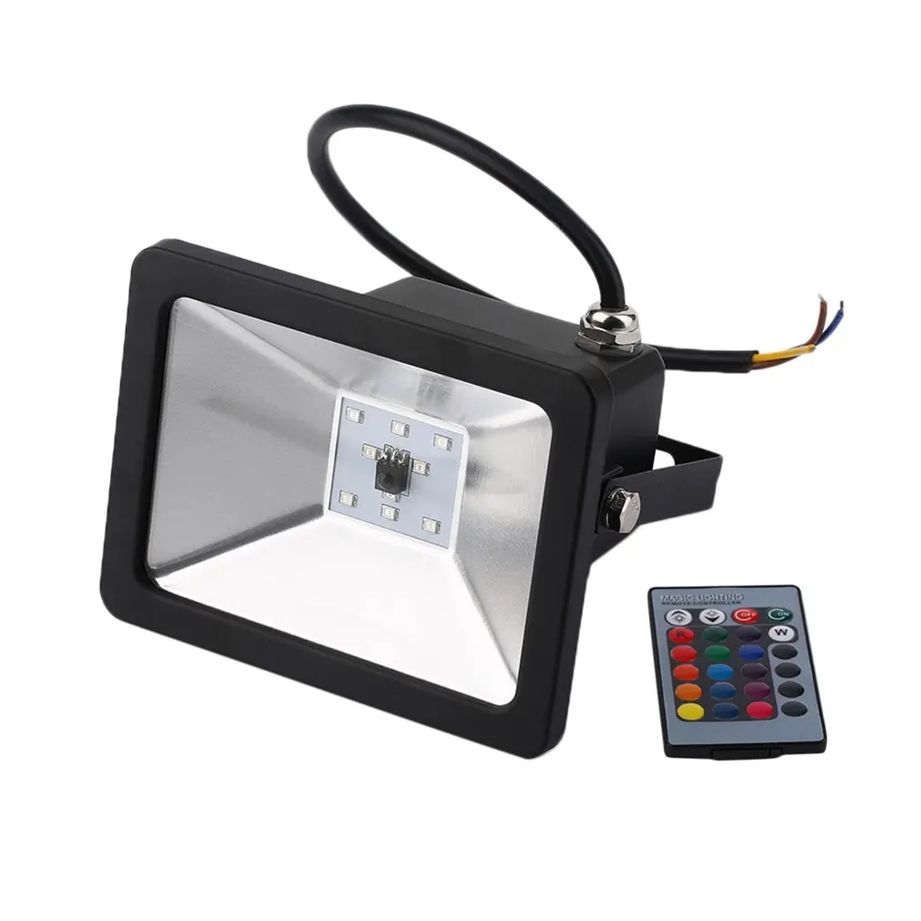 

10W LED Flood Light Black AC85-265V Fluter Lamp Landscape Outdoor Lighting --M25