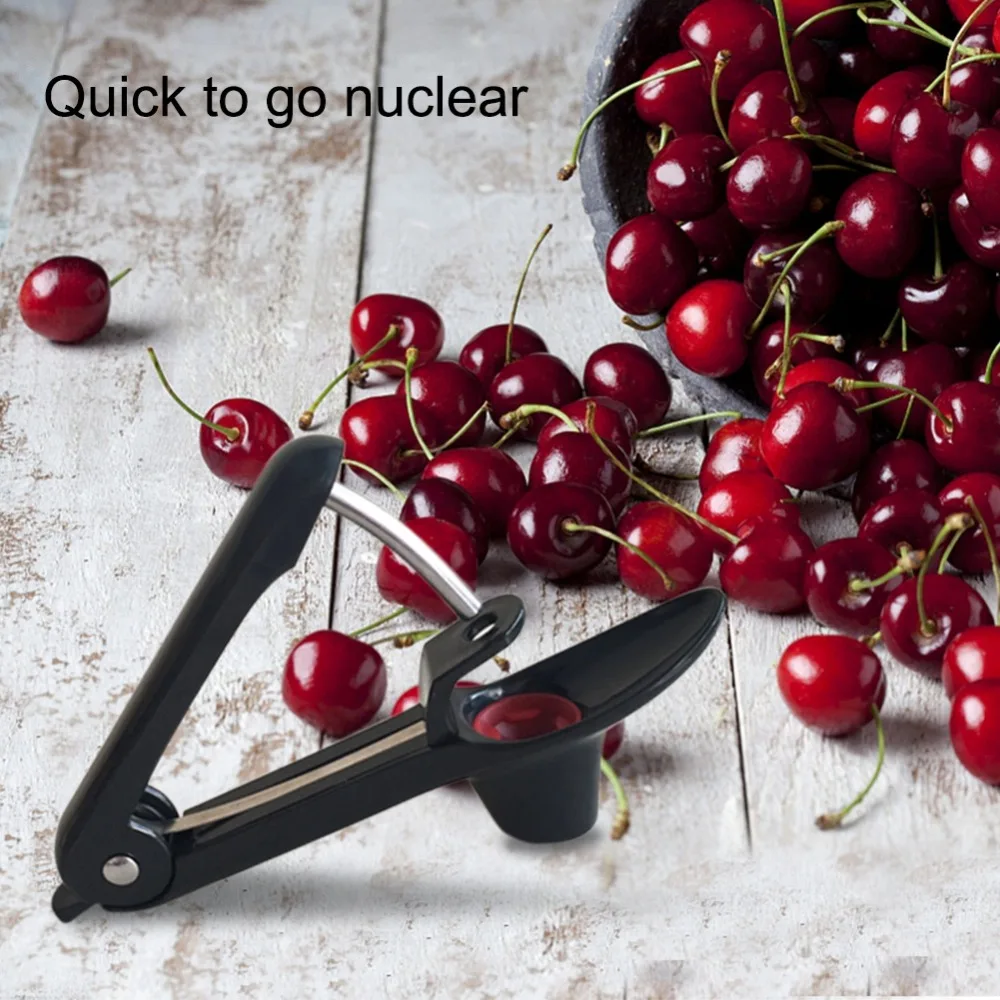 Knife Kitchen Cherry pastry olive core Serrated Seed Remover ABS Stainless steel blade knife Kitchen Tools Go Nuclear Device (5)