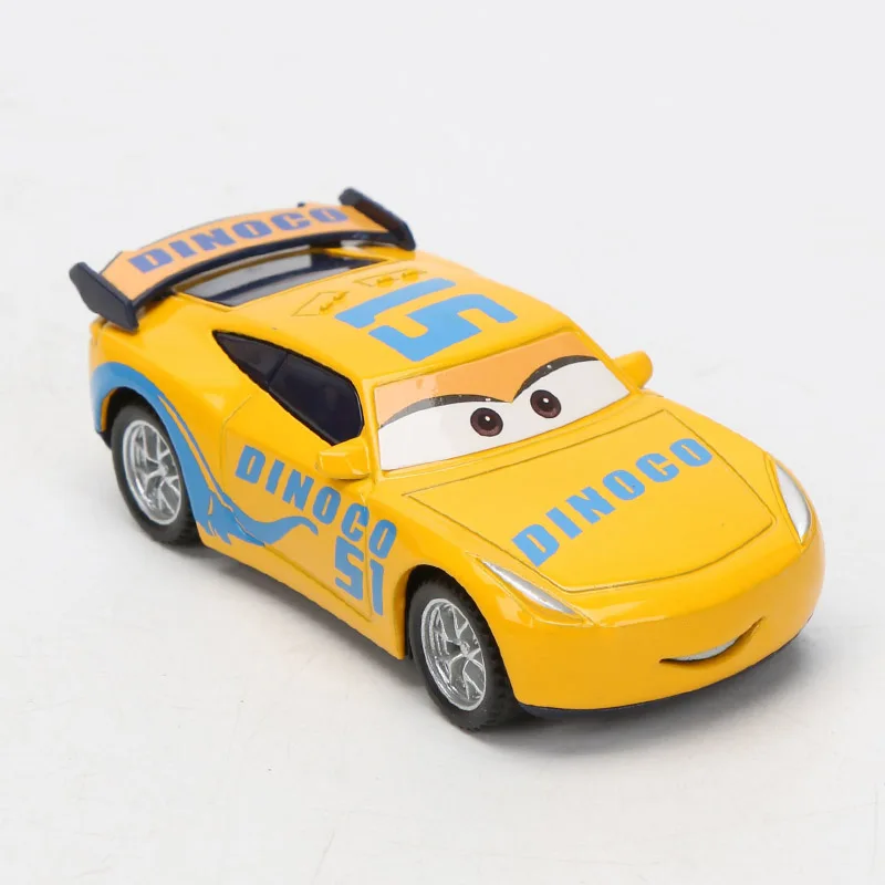 9 см Дисней Pixar тачки 3 Молния Маккуин матер Джексон шторм Рамирез 1:55 литая под давлением металлическая игрушка модель автомобиля подарки для мальчиков