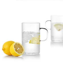 2 шт. ясно Средства ухода за кожей ручной работы Стекло Чашки простой теплозащитные утро Кружки с ручкой SH264-125