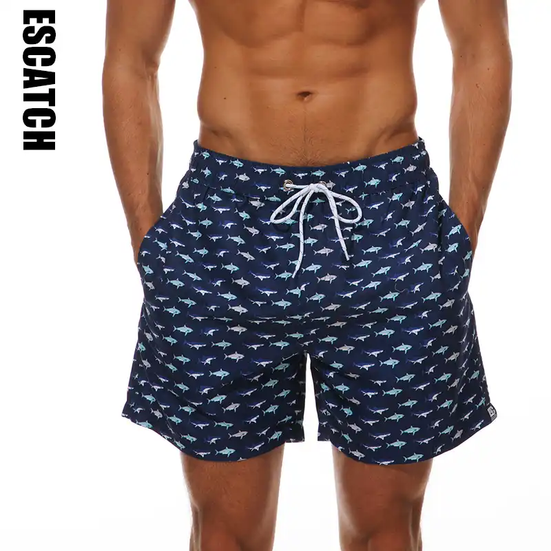 mens shark swim shorts