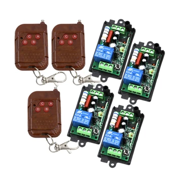 

New AC220V 110V 1CH RF Wireless Remote Control System / Radio Switch Remote Switch 220V Learning Code Receiver 3416