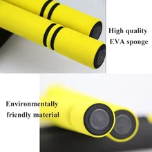 Два полюса кунг-фу Nunchakus боевые искусства безопасности пены губка двойной дубинкой с цепочкой из нержавеющей стали детские тренировочные инструменты