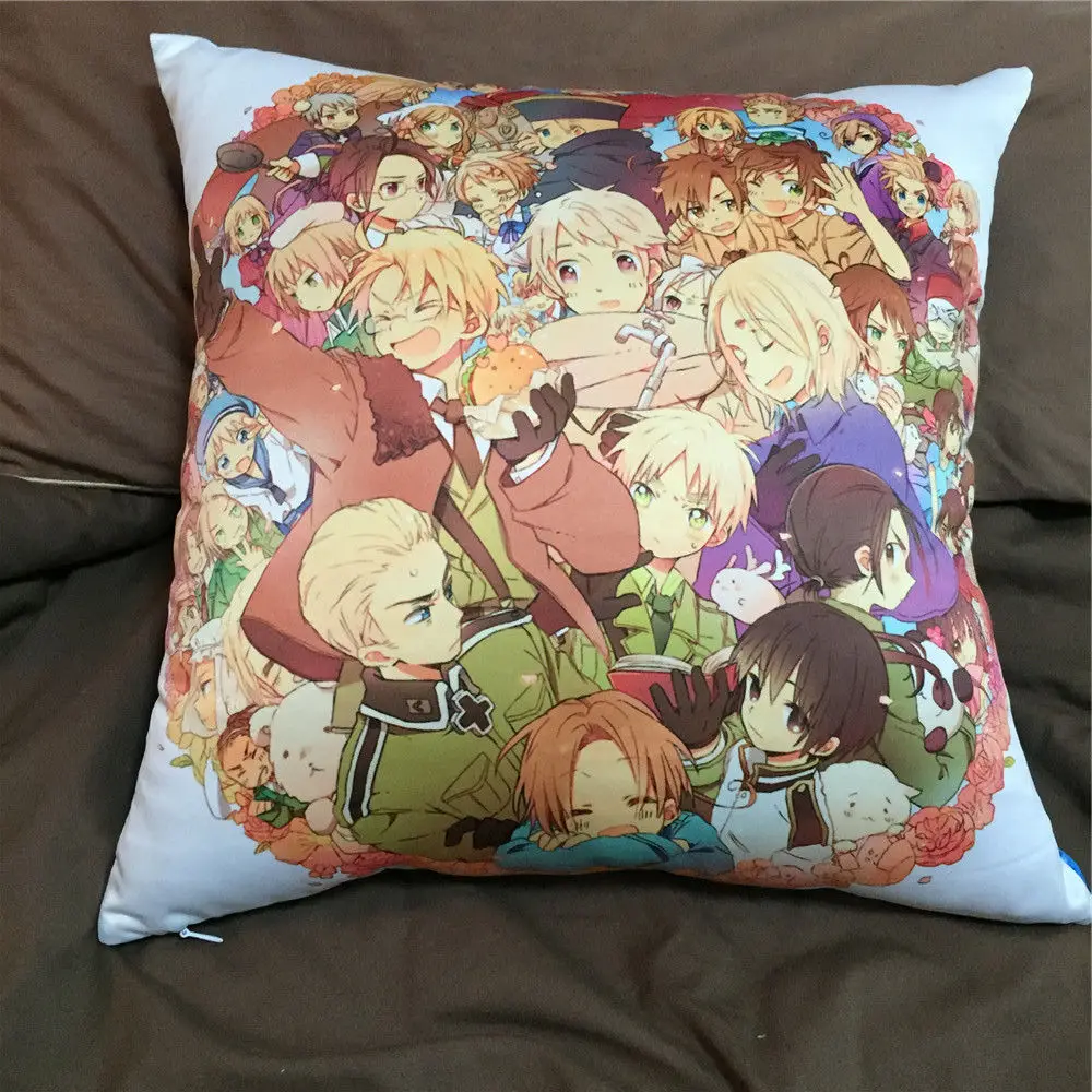 Axis Power Hetalia Aph аниме двухсторонняя подушка чехол s обнимающая Подушка Чехол Otaku