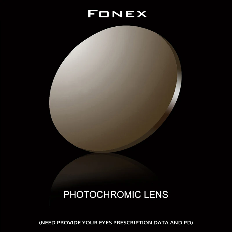 FONEX 1.56 1.61 1.67 Photochromic Prescription CR-39 Resin Aspheric Glasses Lenses Myopia Sunglasses Lens FONEX 1.56 1.61 1.67 Photochromic Prescription CR-39 Resin Aspheric Glasses Lenses Myopia Sunglasses Lens