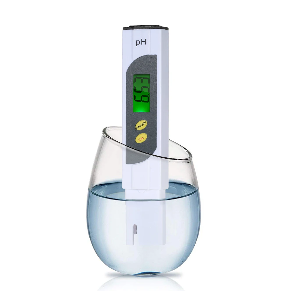 Portable 0.01 LCD Digital PH Meter pH Test Pen Auto Temp Compensation Aquarium Water Quality