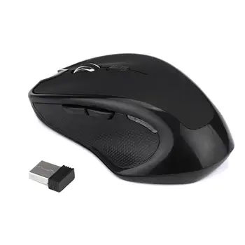 

2.4GHz 2400 DPI Wireless Optical Mouse Gaming Mice + USB Receiver for PC Laptop MAC Jun1 Factory price Mute