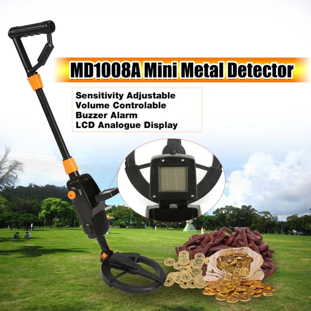 

MD1008A Underground Metal Detector Handheld Kid Gift Toy Treasure Hunter Gold Digger Finder Waterproof Sensitive Adjustable