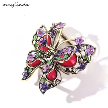 Muylinda Винтаж заколки-бабочки Краб для женщин металлическая заколка для волос Большой волос Craw интимные аксессуары