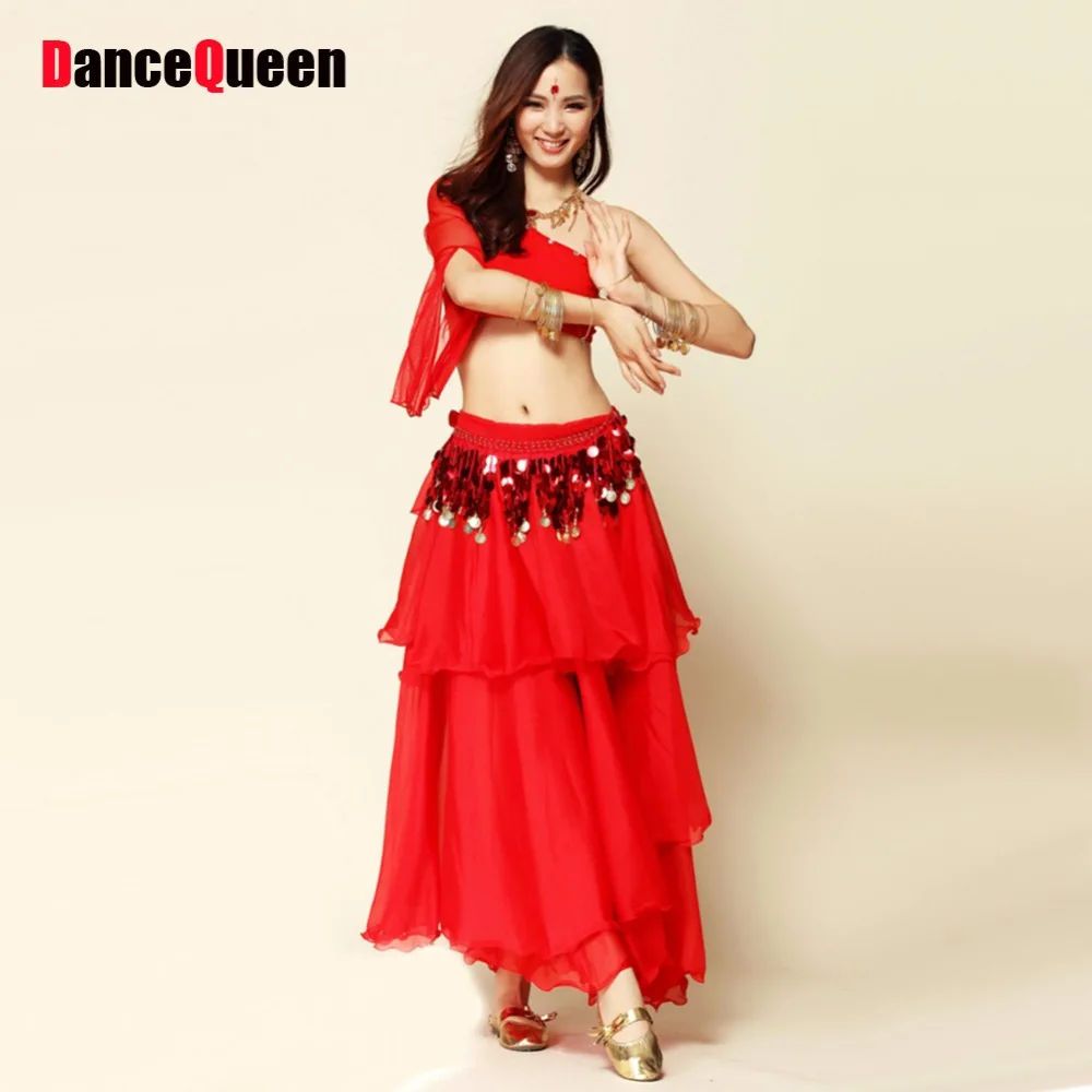 Buy Belly Dance Costume (Top+Skirts+Waist Chain