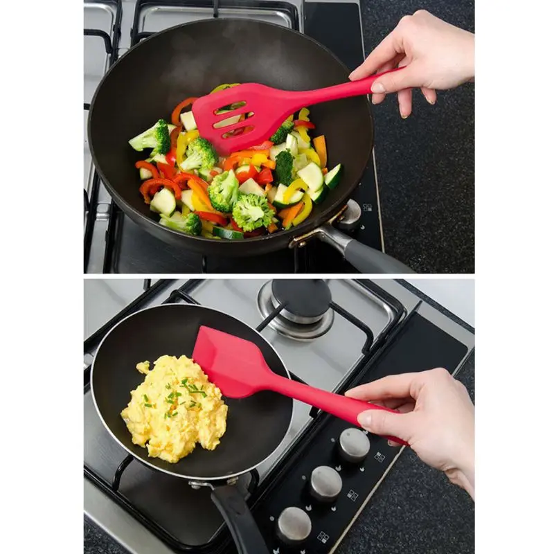 10pcs Non-stick Kitchenware Silicone Heat Resistant Kitchen Cooking Utensils Baking Tool Cooking Set Cuisine Outils Accessoires 10pcs Non-stick Kitchenware Silicone Heat Resistant Kitchen Cooking Utensils Baking Tool Cooking Set Cuisine Outils Accessoires