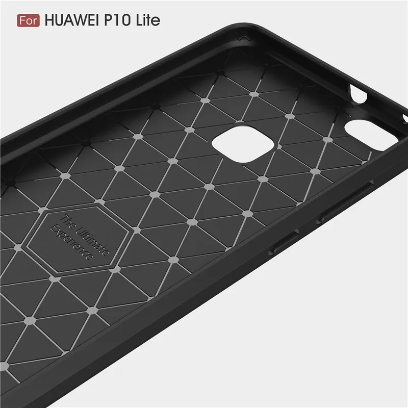 Huawei P10 Lite чехол huawei P10 Lite чехол TOMKAS модный силиконовый чехол для телефона s для huawei P10 Lite TPU текстура углеродного волокна