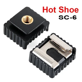 

1pcs New Camera Metal Hot Shoe Mount Adapter To 1/4" Screw Thread For Studio Light Tripod#1