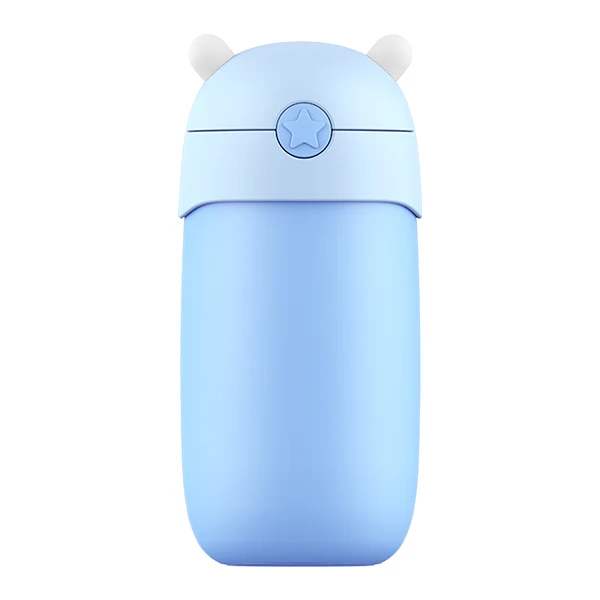 Синий Xiaomi Mijia рисовый кролик детская кружка термос чашка для воды 316L вкладыш из нержавеющей стали 6 часов изоляции портативная чашка - Цвет: Синий