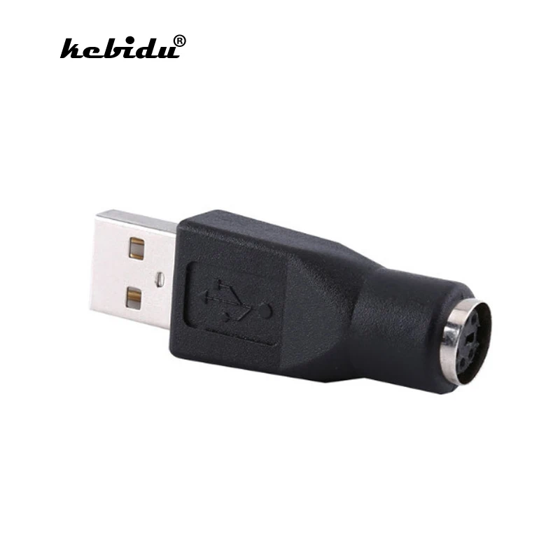 Kebidu 2 шт./лот для PS/2 к USB адаптеру конвертер папа мама адаптер клавиатуры или