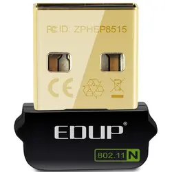 EDUP USB Wi-Fi 150 Мбит/с беспроводной адаптер драйвер Бесплатная для Raspberry Pi Встроенная антенна Wi-Fi приемник USB Ethernet-адаптер для ПК