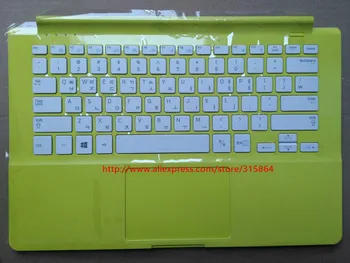 

korean layout New laptop keyboard with touchpad palmrest for samsung 9005s3g 915s3g BA75-04752B green
