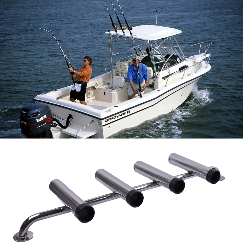 304 Stainless Steel Fishing Rod Holder Tube Rocket Launcher Boat