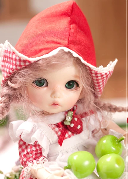 Коричневая шарнирная кукла 1/8 BJD/SD модная Милая модель из смолы для девочки