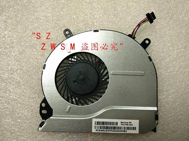 

Genuine New FCN DFS531105MC0T FBGF CPU FAN For Hp 14-B 15-B 15-B142DX 15-B119TX B135TX CPU COOLING FAN 702746-001