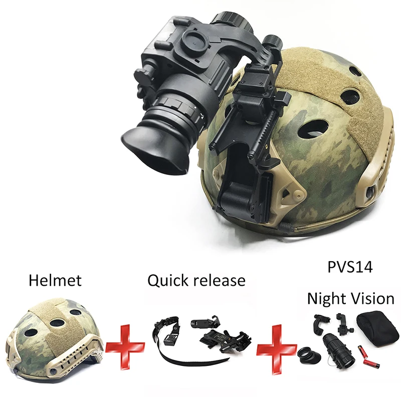 Horizon Full set Night Vision, Helmet +Helmet mount +PVS 14 Night