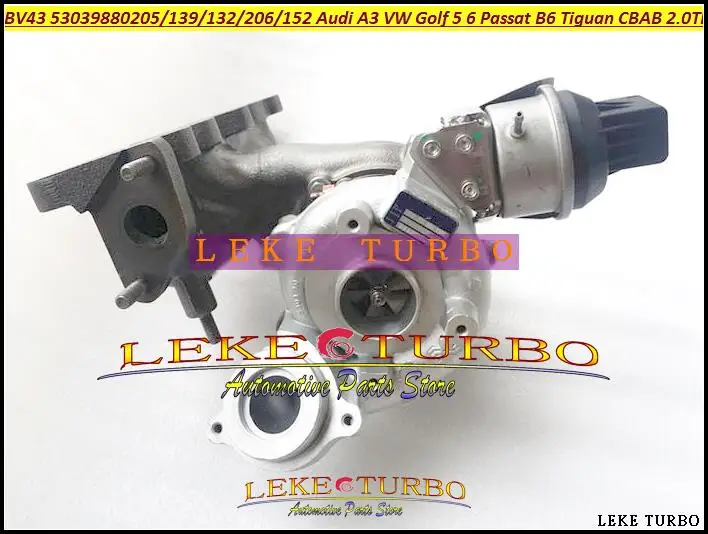BV43 53039880205 53039880139 53039880132 53039880206 53039880152 Turbo For Audi A3 For Volkswagen VW Golf V VI Passat B6 Tiguan CBAB CBDA CBDB 2.0L TDI 140HP (4)