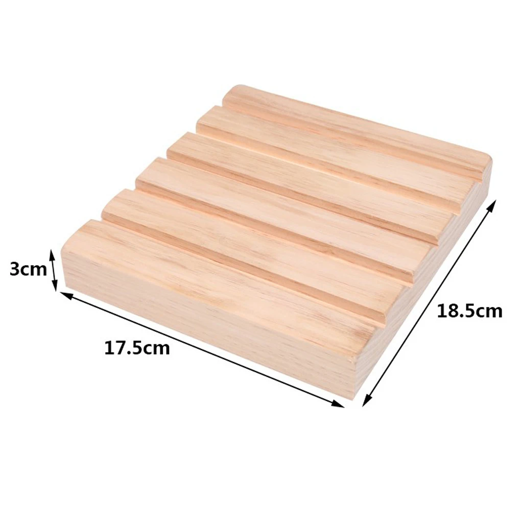 Vintage Understated Style Natural Wood Multi-use Earrings Rings Jewelry Display Tray Organizer Holder Showcase