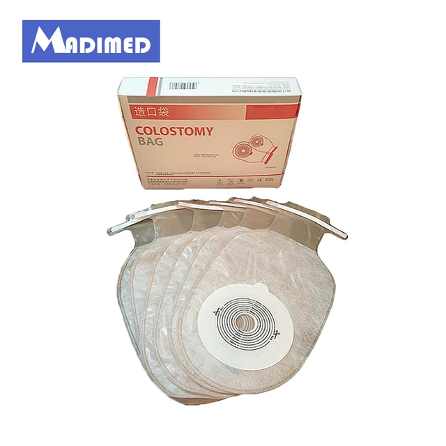 Madimed One Piece System Open Colostomy Ileostomy Bag Ostomy Madimed One Piece System Open Colostomy Ileostomy Bag Ostomy Drainable Pouch For Stoma Care