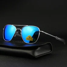 Piloto eua. re óculos de sol masculino qualidade superior designer marca randolph espelho agx temperado lente de vidro ao óculos de sol masculino tj115