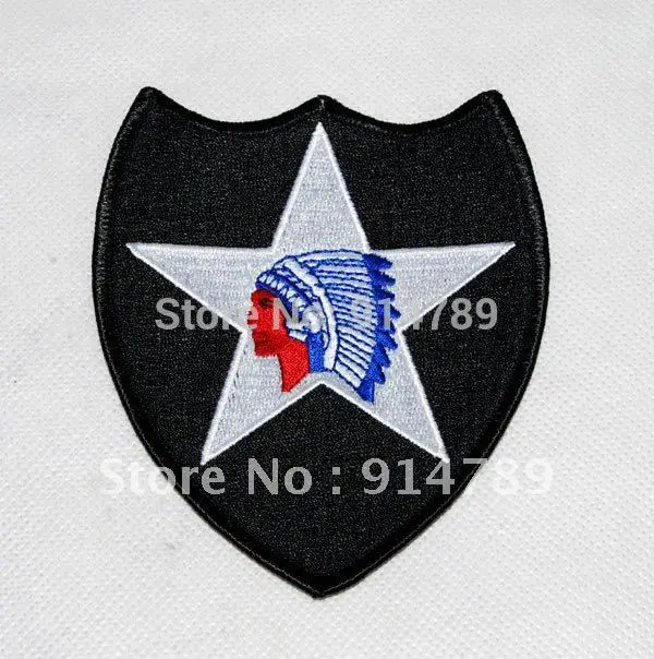 

WW2 U.S. US ARMY INDIAN DIVISION ON FIVE POINT STAR INFANTRY PATCH -31938