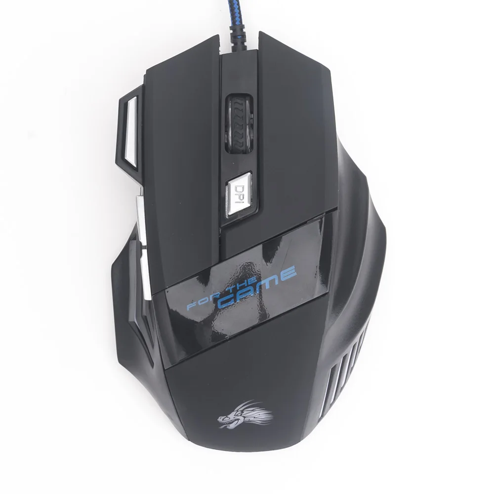 Professional VONTAR 5500 DPI Gaming Mouse 7 Buttons LED Optical USB Wired Mice for Pro Gamer Computer Better than X7 mouse