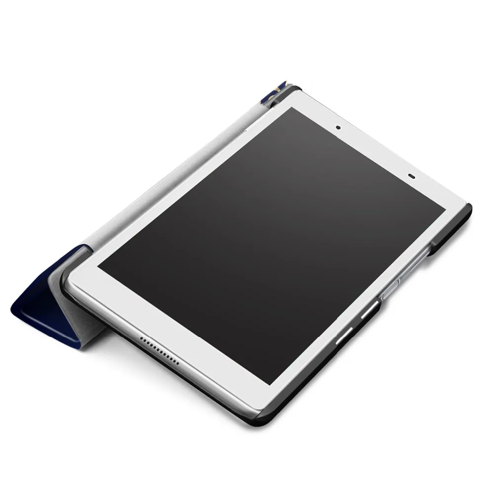 Цветной защитный чехол для Lenovo TAB 4 8 TB 8504F из искусственной кожи с подарками ПК Tablet|