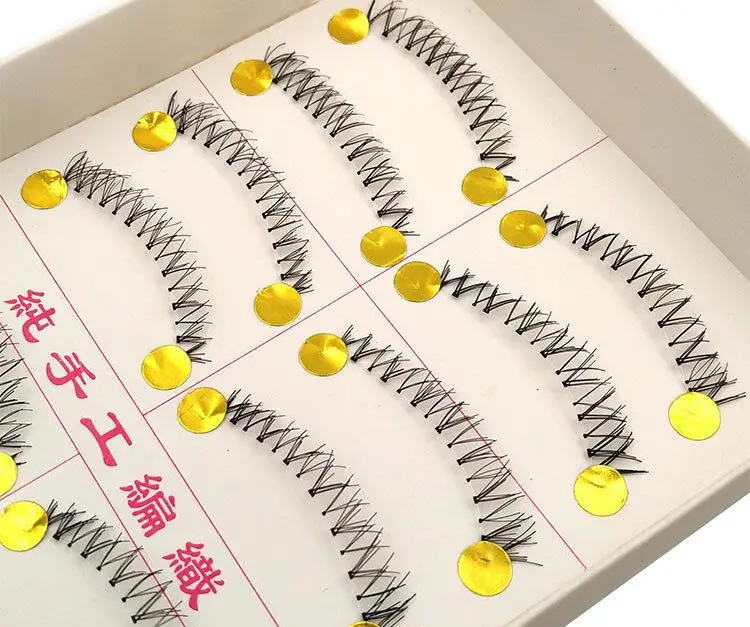 

021 Natural crisscross DIY false lower eyelashes as handmade lashes fake eyelashes artificial eyelashes for women beauty makeup