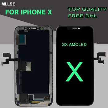 

AMOLED OEM Display For iPhone X 8X 10 OLED Screen Touch Screen Digitizer Assembly Replacement 1:1 Fit Perfectly 5.8" Pantalla