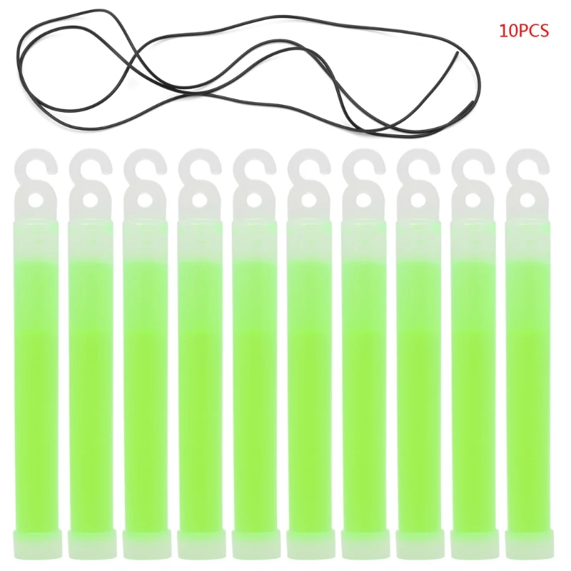 

OOTDTY 10Pcs Industrial Grade Glow Sticks Ultra Bright SnapLights with 12 Hour Duration