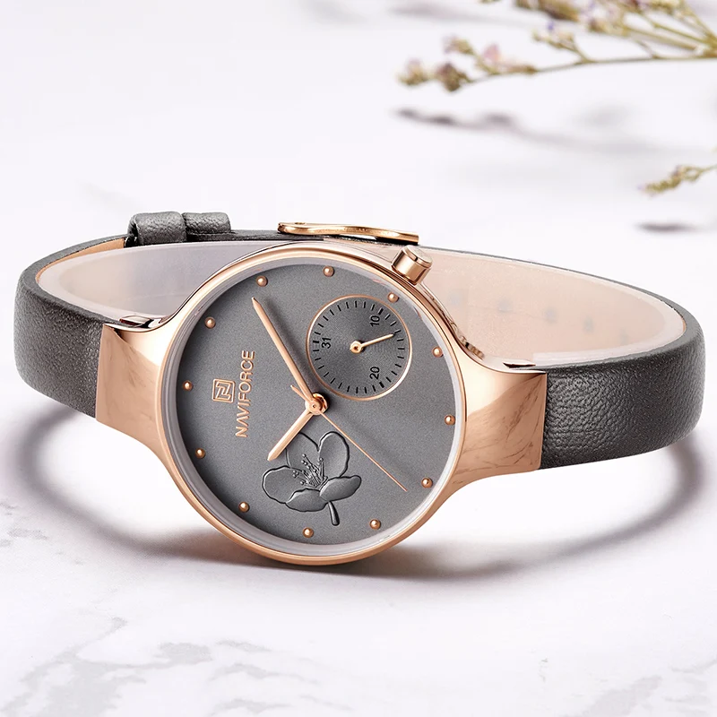 NAVIFORCE Women Watches Top Brand Luxury Fashion Female Quartz Wrist Watch Ladies Leather Waterproof Clock Girl Relogio Feminino NAVIFORCE Women Watches Top Brand Luxury Fashion Female Quartz Wrist Watch Ladies Leather Waterproof Clock Girl Relogio Feminino
