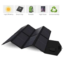 Solar Panel 40W 5V 12V 18V Portable Foldable Solar Panel Charger for iPhone iPad Macbook Cell Phone Car Battery Camping Outdoor