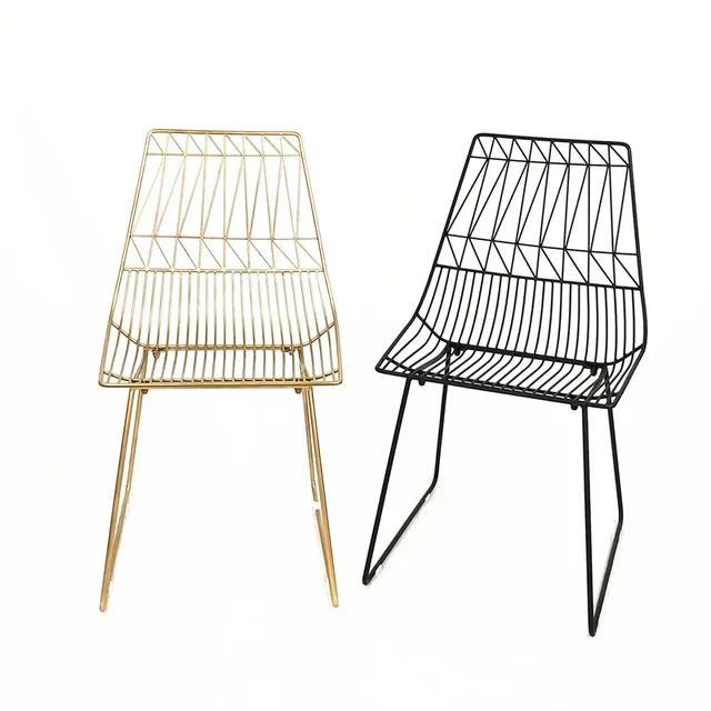 Special Price 100% metal steel Leisure Chair iron wire chair hollow back gold dining chair Metal Living Room Furniture Complimentary cushion Special Price 100% metal steel Leisure Chair iron wire chair hollow back gold dining chair Metal Living Room Furniture Complimentary cushion