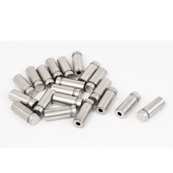 

UXCELL 12Mm X 30Mm Stainless Steel Advertising Frameless Glass Standoff Pins 20Pcs