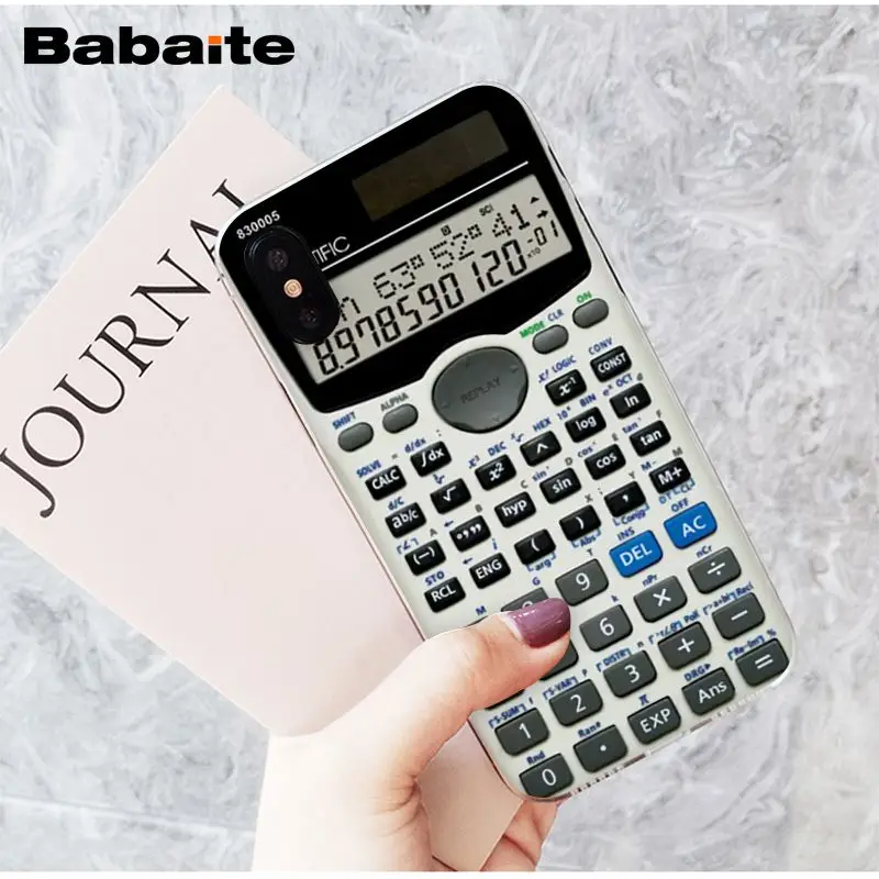 Babaite الرجعية غريبة مضحك حاسبة لعبة فتى غطاء إطار هاتف محمول شل ل أبل فون 8 7 6 6 S زائد X XS ماكس 5 5 S SE XR غطاء