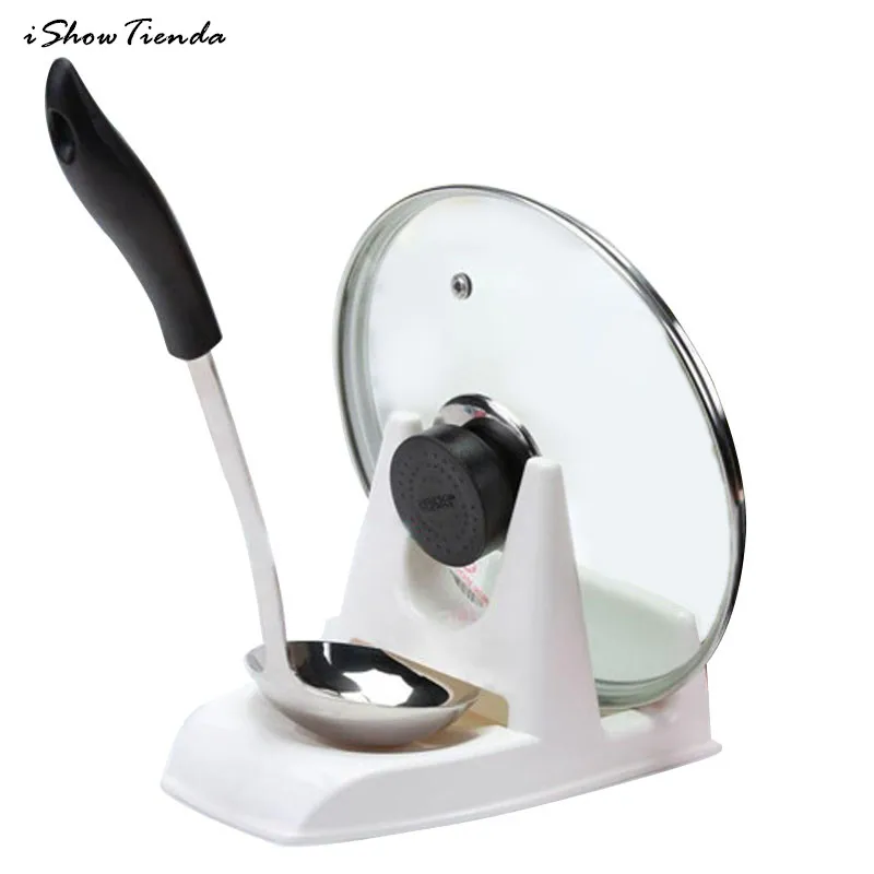 

кухня Spoon Pot Lid Shelf Cooking Storage Kitchen Decor Tool Stand Holder Pot Lid Holder Rack New kuchnia cucina küche מטבח