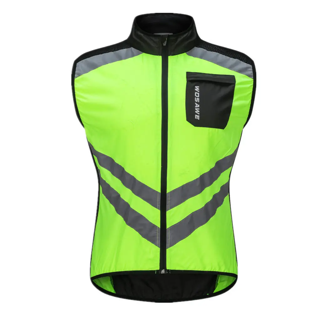 Высокая видимость мото куртки Мужские дышащие ветрозащитные Светоотражающие дождевые водонепроницаемые беговые мотоциклетные спортивные ветровки - Цвет: BL208-G