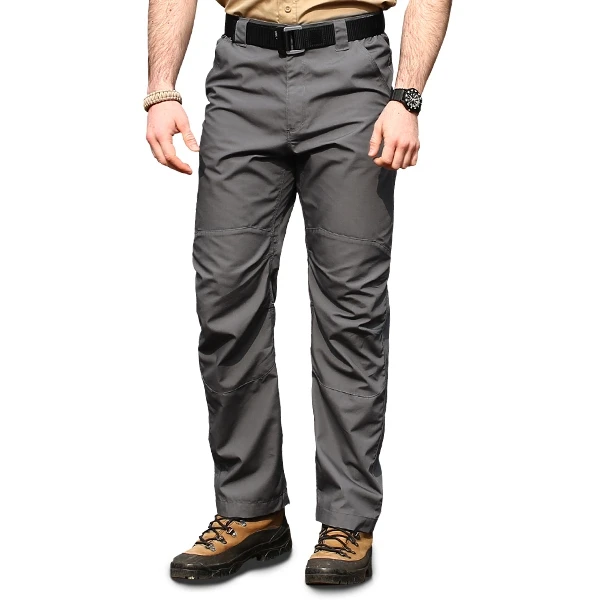 LACKWAR Outdoor Sports Cycling Tactical Military Waterproof Men's Pants for Climbing Traveling Trekking Breathable Trousers - Цвет: Gray